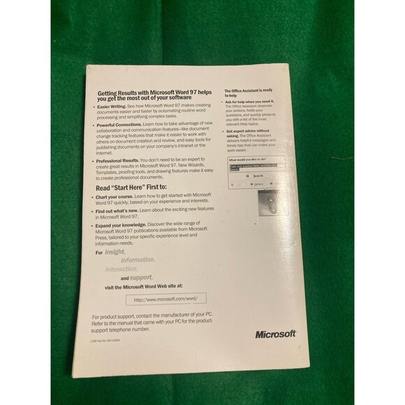 Getting Results with Microsoft Word 97 Windows 1995-96 Manual - Picture 2 of 8